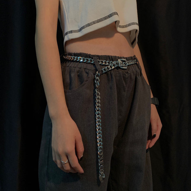 Cinturón de moda Cadena para el cuerpo Cadena de metal Cadena para jeans