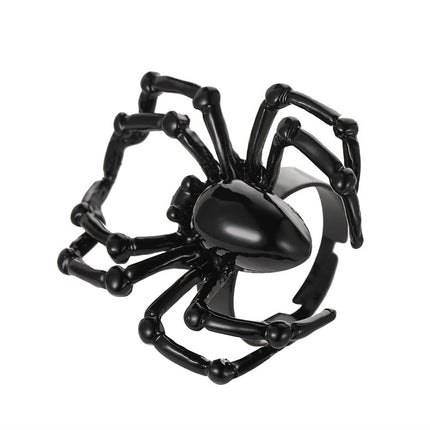 Halloween props ring Ghost Festival spoof Tricky Spider Ring