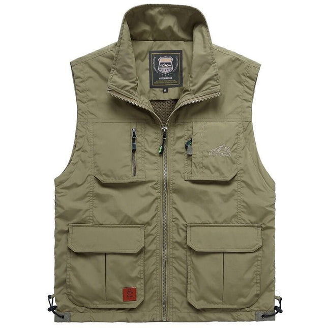 Wholesale Men's Outdoor Quick-Drying Multi-Pocket Casual Thin Vest