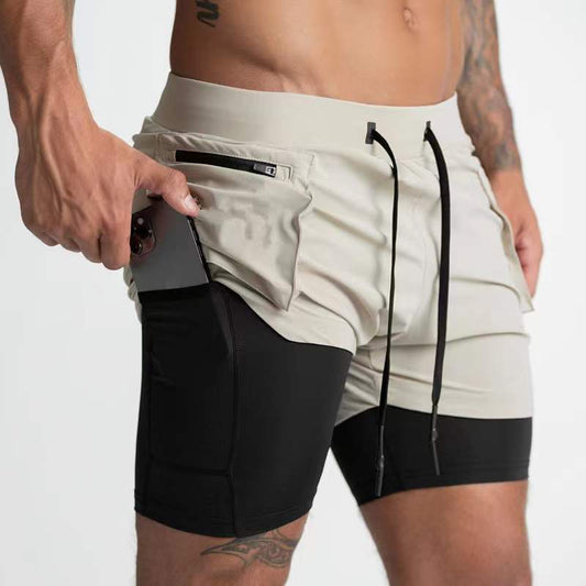 Wholesale Men's Summer Multi Pocket Fitness Sports Quick Dry Breathable Shorts