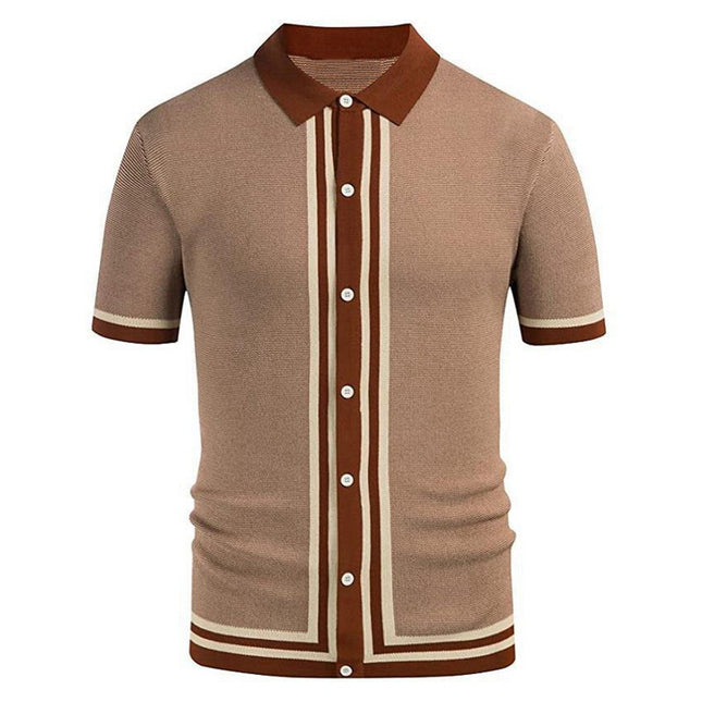 Wholesale Men's Summer T-Shirt Lapel Short Sleeve Business Polo Shirt