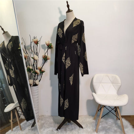 Rebeca bordada para mujer Dubai Robe Kimono