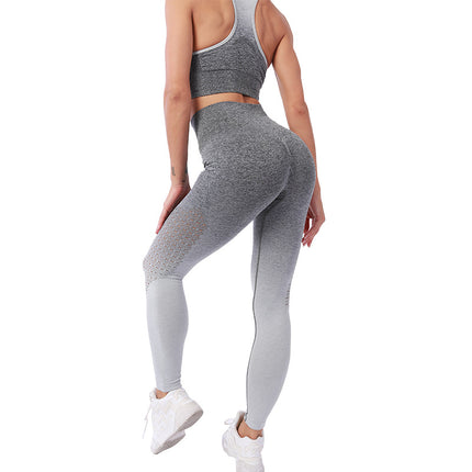 Wholesale Women's Sports Seamless Yoga Bra Leggings Two Piece Set