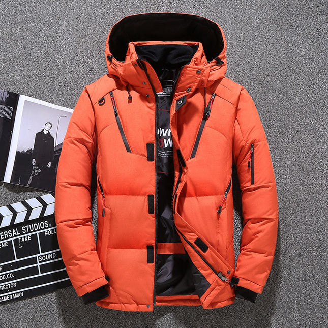 Wholesale Men's Winter Outdoor Thickened Short Coat Down Jacket