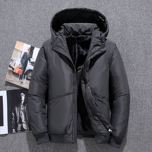 Wholesale Men's Down Jacket Short Winter Padded Outer Jacket