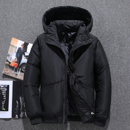Wholesale Men's Down Jacket Short Winter Padded Outer Jacket
