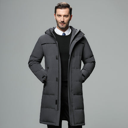 Wholesale Men's Winter Thickened Casual Outer Mid-length Down Jacket