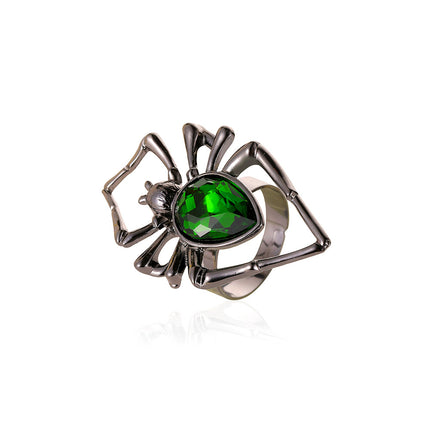 Wholesale Funny Halloween Spider Necklace Earrings Ring