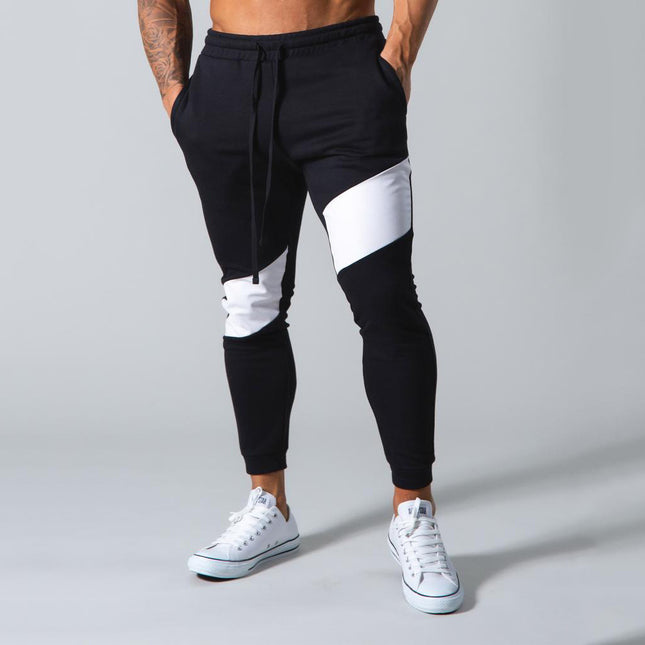Pantalones deportivos casuales de algodón para correr para hombres