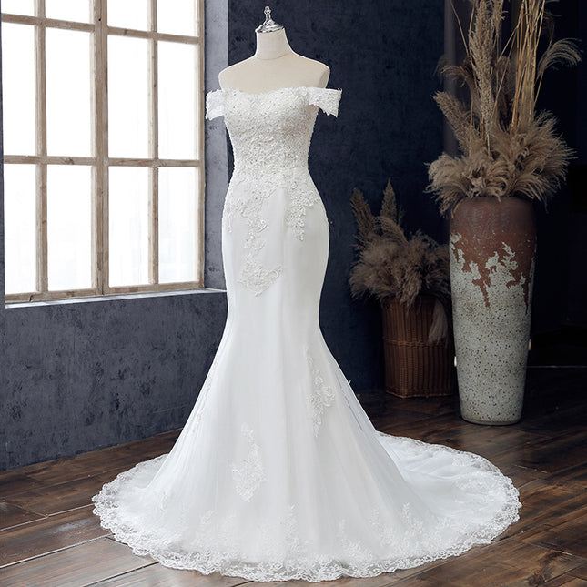 Wholesale Bridal Wedding Dress Off Shoulder Mermaid Wedding Dress