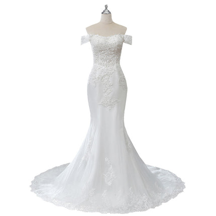 Wholesale Bridal Wedding Dress Off Shoulder Mermaid Wedding Dress