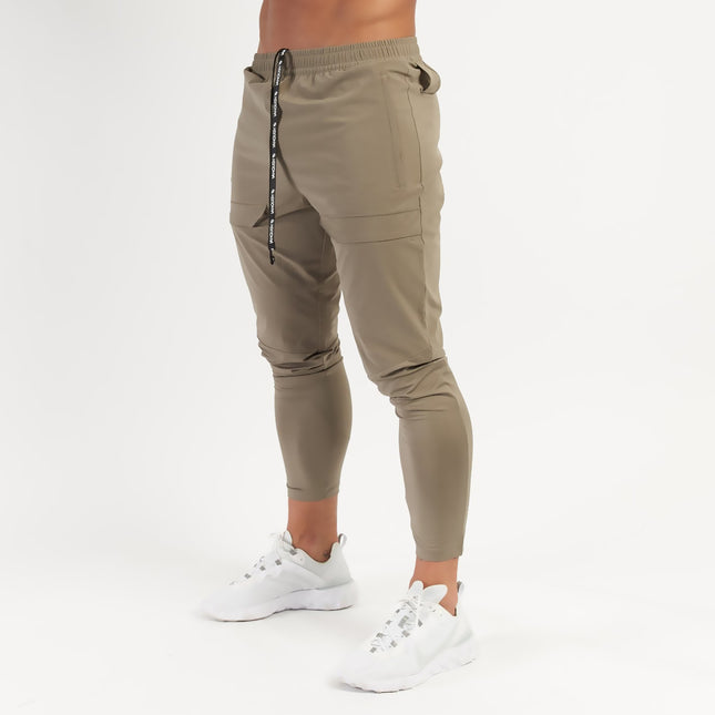 Wholesale Men's Autumn Loose Elastic Warm Fitness Leisure Sports Pants
