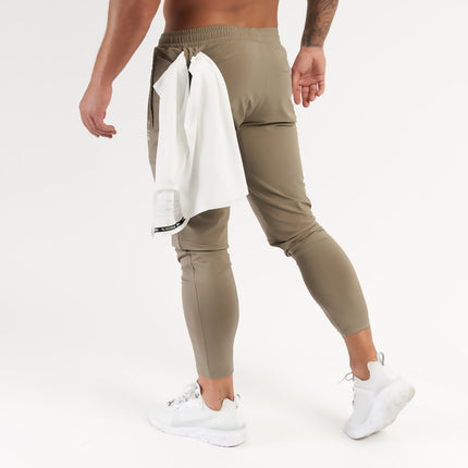 Wholesale Men's Autumn Loose Elastic Warm Fitness Leisure Sports Pants