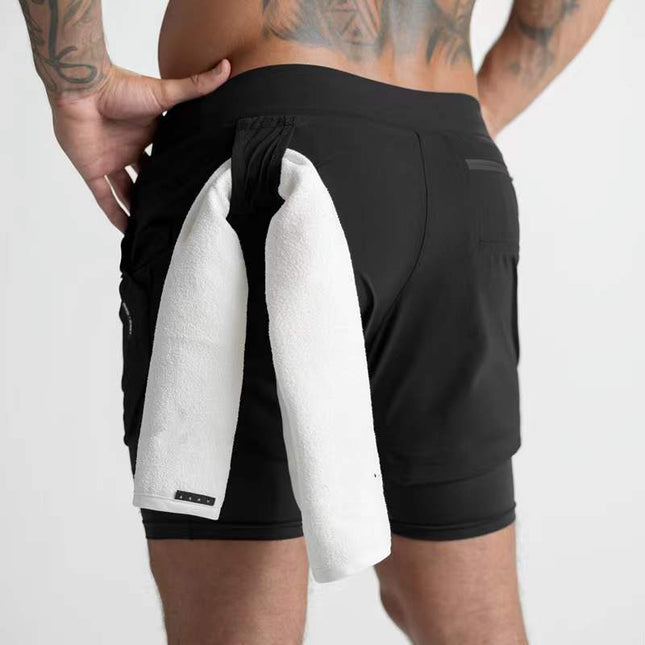 Sommer Herren Multi Pocket Fitness Sport schnell trocknende atmungsaktive Shorts