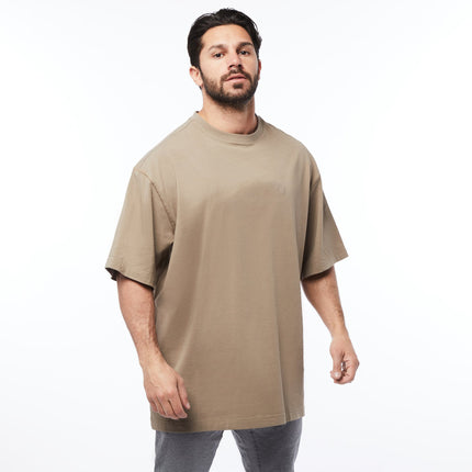 Kurzärmlige, lockere Sport-T-Shirts aus Baumwolle für Herren mit Rundhalsausschnitt