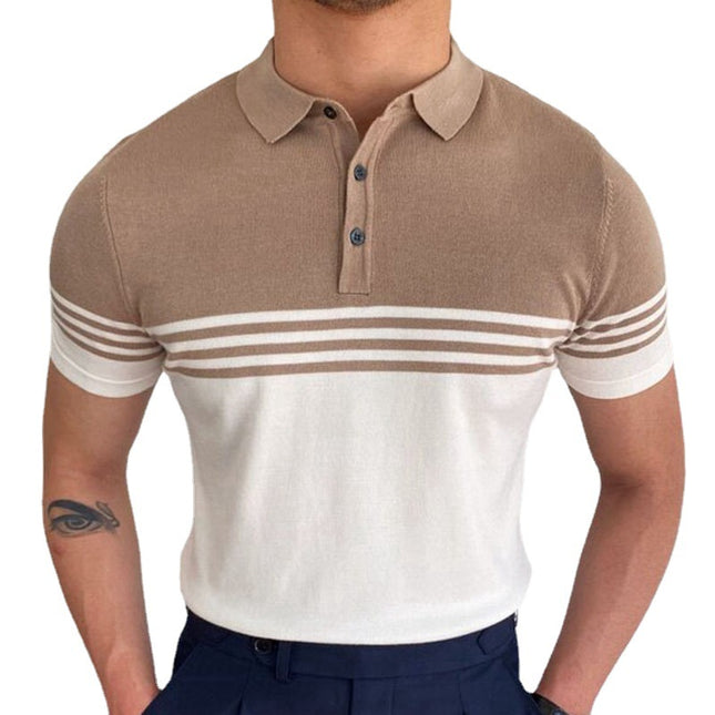 Wholesale Men's Summer Knitwear Short Sleeve Business Polo Shirt