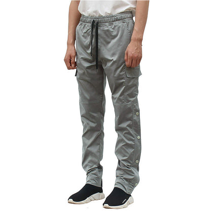 Wholesale Men's Fall Breasted Large Size Loose Straight Casual Pants