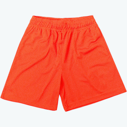 Pantalones cortos transpirables de malla para correr para deportes musculares de gimnasio para hombres