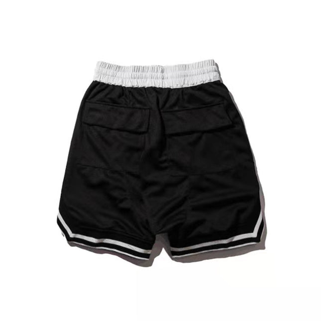 Pantalones cortos de cinco puntos casuales deportivos sueltos de gran tamaño a la moda para hombre
