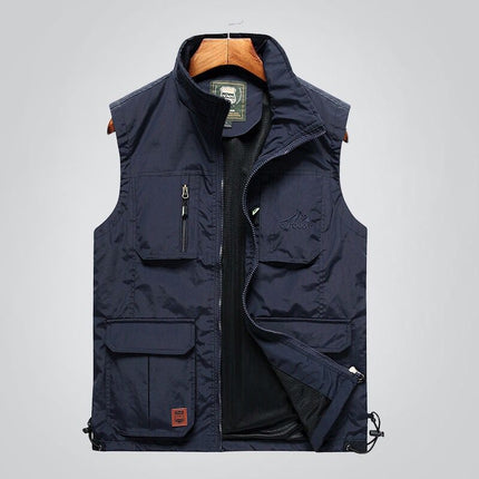 Wholesale Men's Outdoor Quick-Drying Multi-Pocket Casual Thin Vest