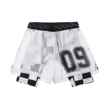 Wholesale Men's Summer Double Fake Two-Piece Sports Fitness Speed Shorts