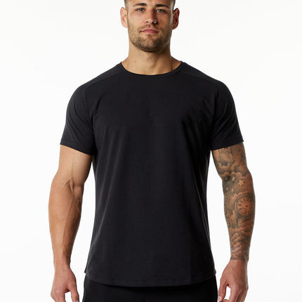 Wholesale Men's Sports Cotton Round Neck Casual Short Sleeve T-Shirt