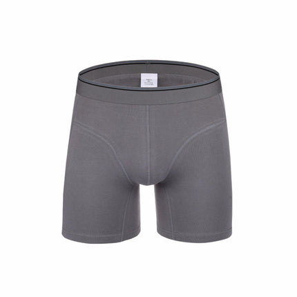 Wholesale Cotton Sports Gym Men's Long Length Boxer Underwear
