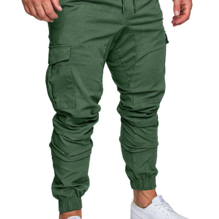 Wholesale Men's Casual Tether Elastic Sports Baggy Pants Open Crotch Joggers