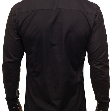Wholesale Men's Fall Long Sleeve Formal Business Top Shirt