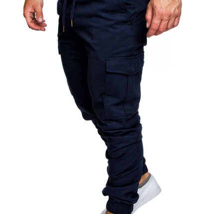 Wholesale Men's Casual Tether Elastic Sports Baggy Pants Open Crotch Joggers