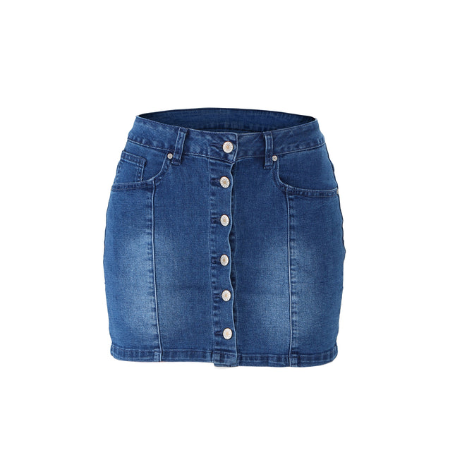 Wholesale Women's Fashion Package Hip Denim Skirt