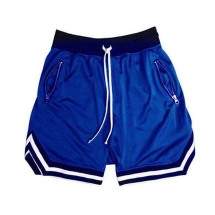 Pantalones cortos de cinco puntos transpirables para correr de malla fina de verano
