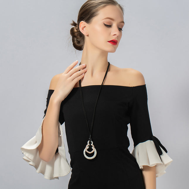 Wholesale Women's Multi-layer Fashion Retro Versatile Personalized Long Necklace