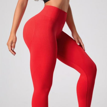 Pantalones de yoga deportivos para correr de cintura alta sin costuras para mujer
