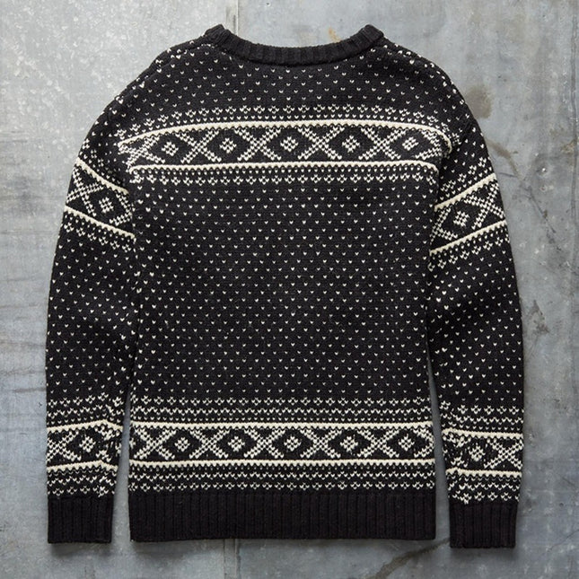 Suéter de jacquard de manga larga para hombre Otoño/Invierno