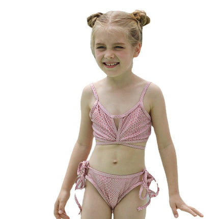 Wholesale Kids Cute Bikini Girls Two Piece Swimsuit