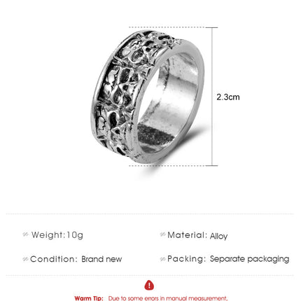Wholesale Skull Ring Hollow Ring Halloween Gift For Men & Women