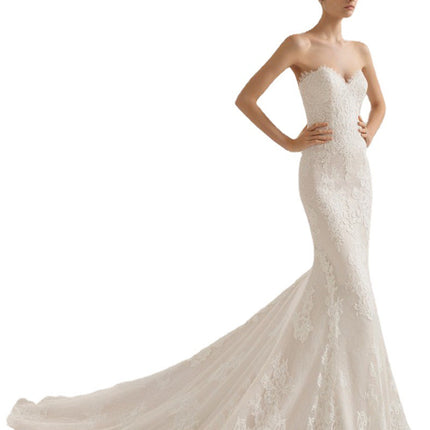 Wholesale Bridal Wedding Small Tail Mermaid Light Wedding Dress