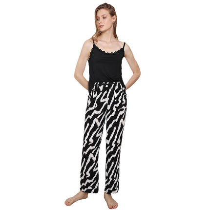Ladies Homewear Suspender Top Pants Pajama Set