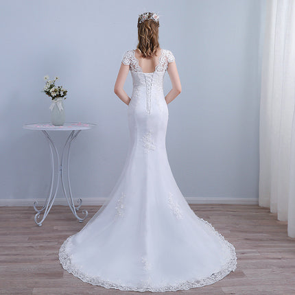 Großhandelsbrauthochzeits-dünnes Meerjungfrau-Hochzeits-Kleid
