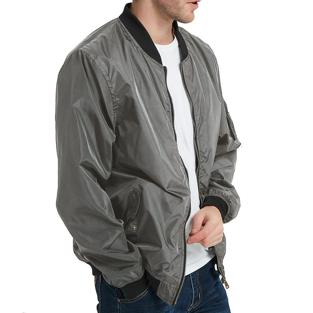 Abrigo de chaqueta extragrande informal de otoño invierno para hombre