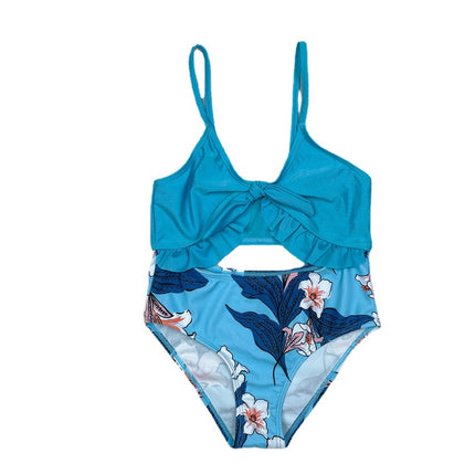 Wholesale Kids One Piece Swimsuit Girls Sling Backless Swimsuit