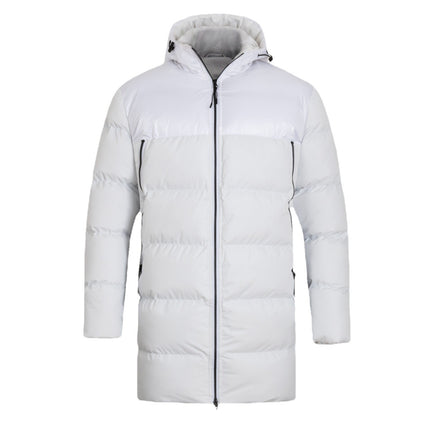 Wholesale Men's Mid Length Loose Hooded Winter Padding Jackets