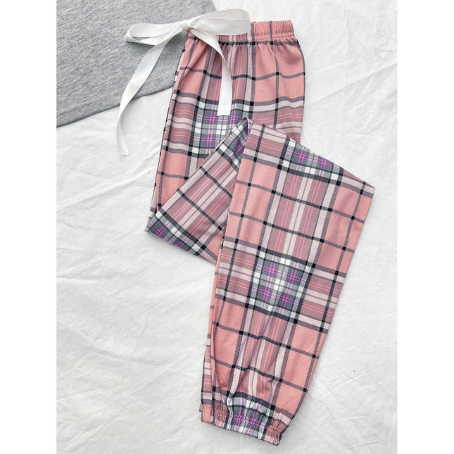 Loungewear Weste Hose Damen Pyjama Set