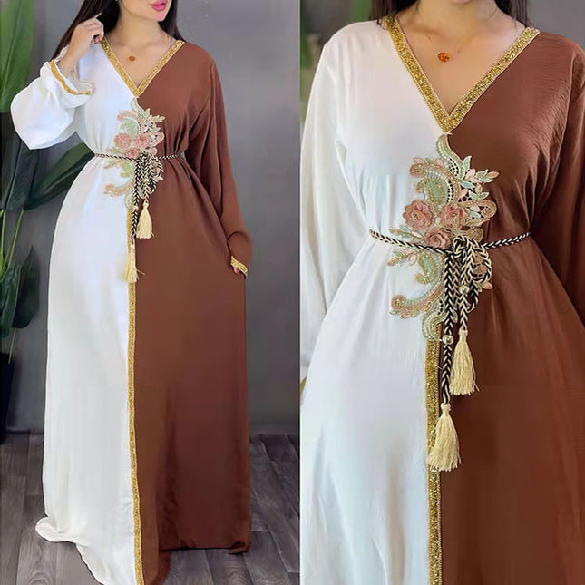 Muslimisches Kleid aus wasserlöslichen Goldpulverflocken