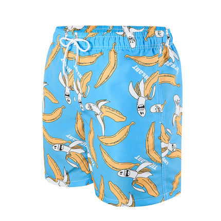 Wholesale Men's Loose Printed Casual Beach Shorts Surf Swimming Trunks