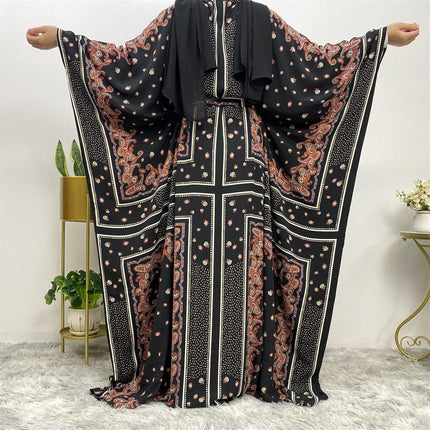 Großhandel muslimische Robe Dolman Sleeve Plus Size Damenkleid