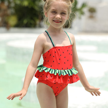 Wholesale Kids Sling One Piece Swimsuit Girls Swimwear