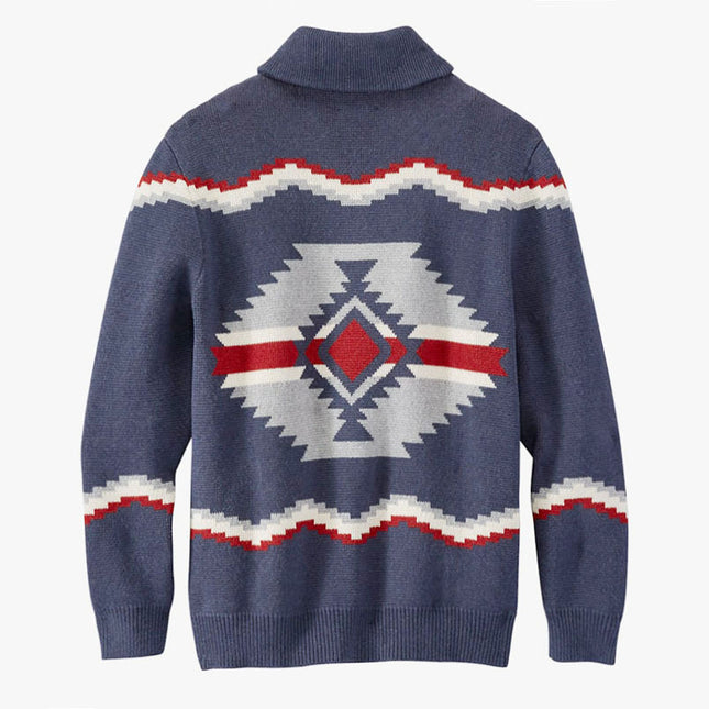 Wholesale Men's Autumn Winter Long Sleeve Cardigan Sweater Jacket