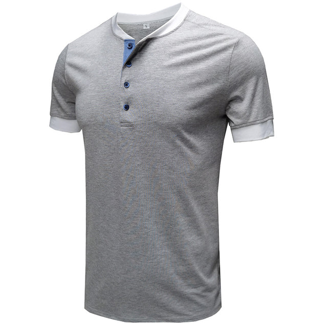 Wholesale Men's Summer Short Sleeve T-Shirt Plus Size Tops